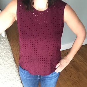 Deep Burgundy Banana Republic Camisole